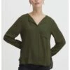 OXMO OXHally - Blouse - Rifle Green