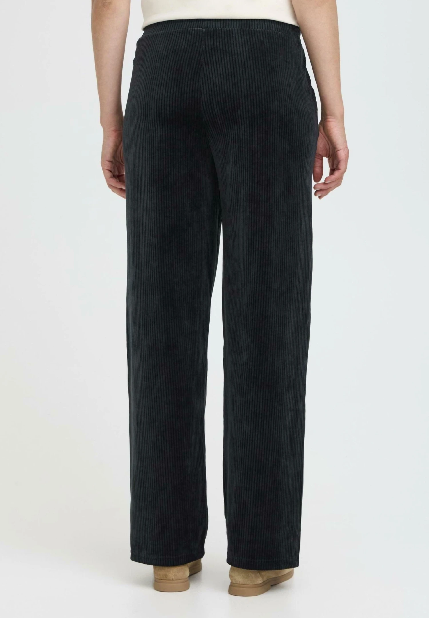 OXMO OXEBBA WIDE LEG - Tracksuit Bottoms - Black 3 OXMO OXEBBA WIDE LEG - Tracksuit Bottoms - Black - Image 3