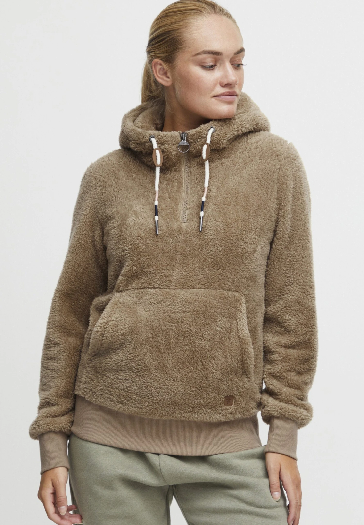 OXMO OXANOUSH FLEECE - Fleece Jumper - Kelp 1 OXMO OXANOUSH FLEECE - Fleece Jumper - Kelp