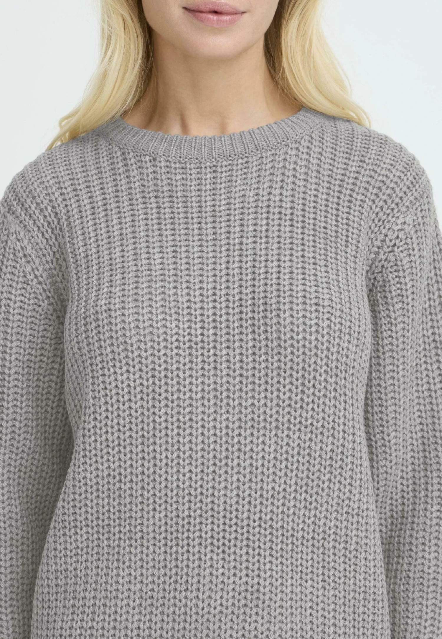OXMO OXEDNA - Jumper - Medium Grey Melange 4 OXMO OXEDNA - Jumper - Medium Grey Melange - Image 4