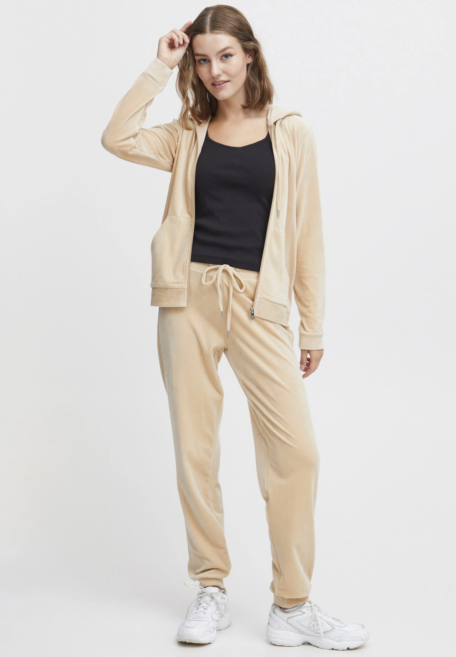 OXMO OXMITANNA - Training Jacket - Cement 1 OXMO OXMITANNA - Training Jacket - Cement