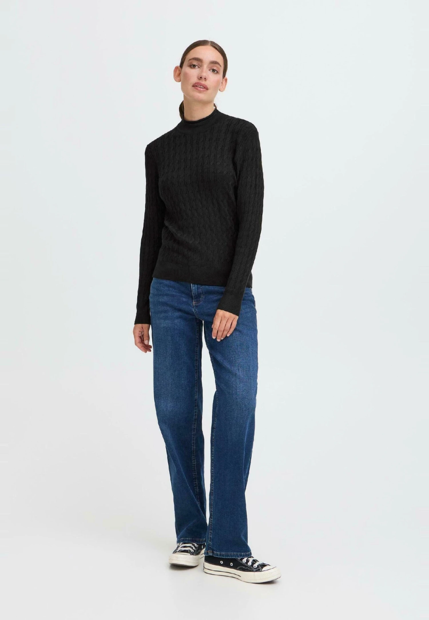 OXMO IHSALLY - Jumper - Black 2 OXMO IHSALLY - Jumper - Black - Image 2
