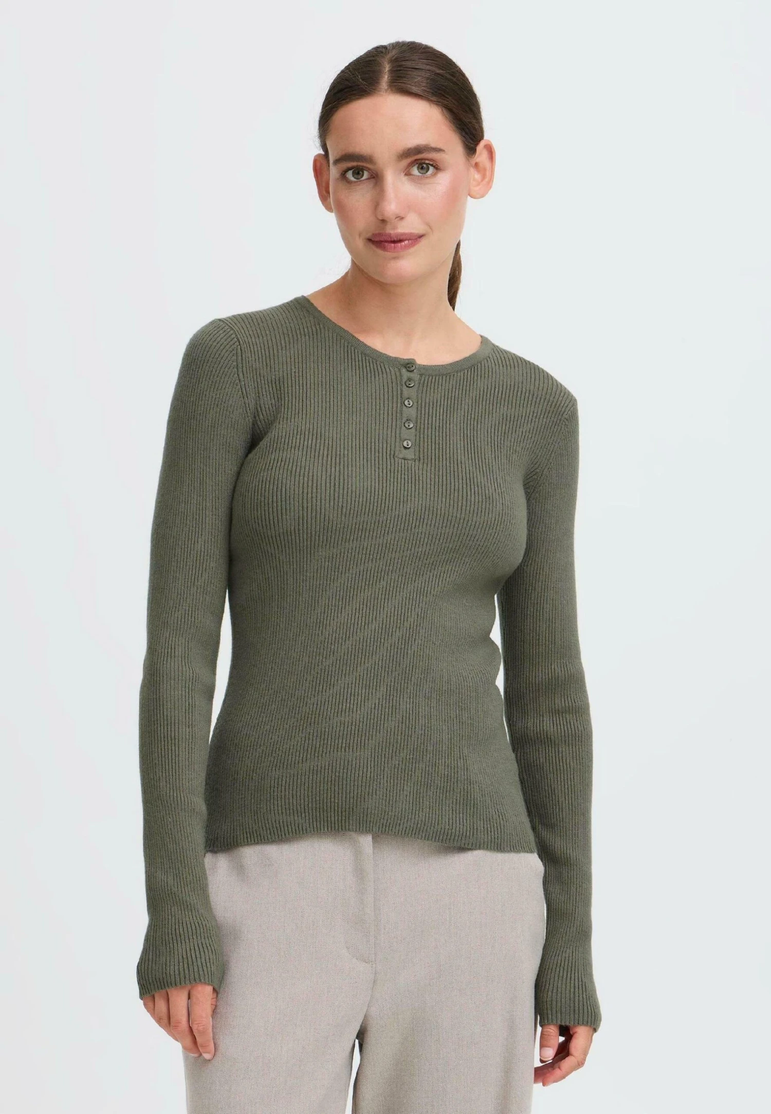 OXMO IHSOLRAY - Jumper - Mulled Basil 1 OXMO IHSOLRAY - Jumper - Mulled Basil