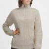 OXMO OXNancy - Jumper - Cement Melange