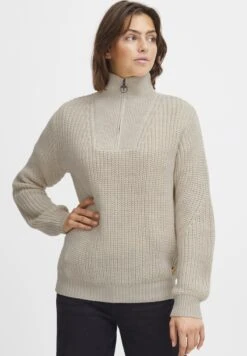 OXMO OXNancy - Jumper - Cement Melange