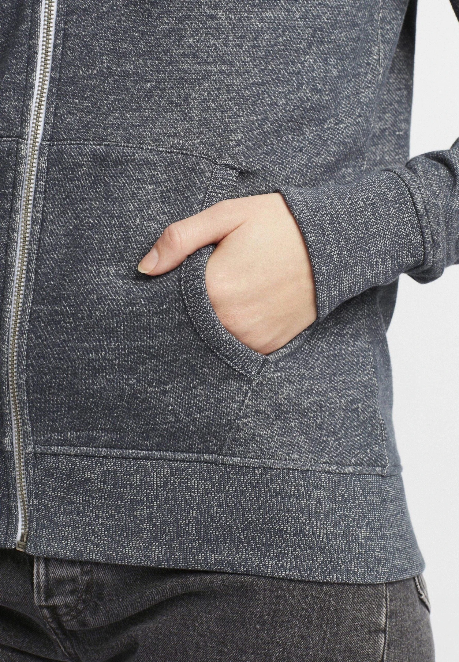 OXMO OXCelia - Zip-up Sweatshirt - Insignia Blue 5 OXMO OXCelia - Zip-up Sweatshirt - Insignia Blue - Image 5