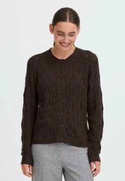 OXMO FRSINVA - Cardigan - Chocolate Torte Melange