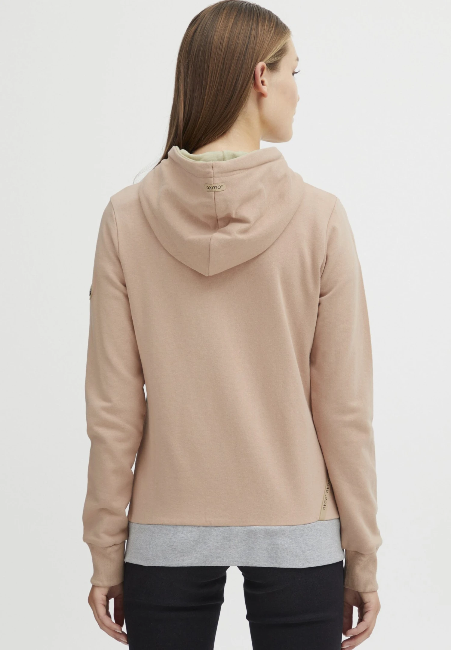 OXMO OXAGGI - Zip-up Sweatshirt - Mahogany Rose 3 OXMO OXAGGI - Zip-up Sweatshirt - Mahogany Rose - Image 3