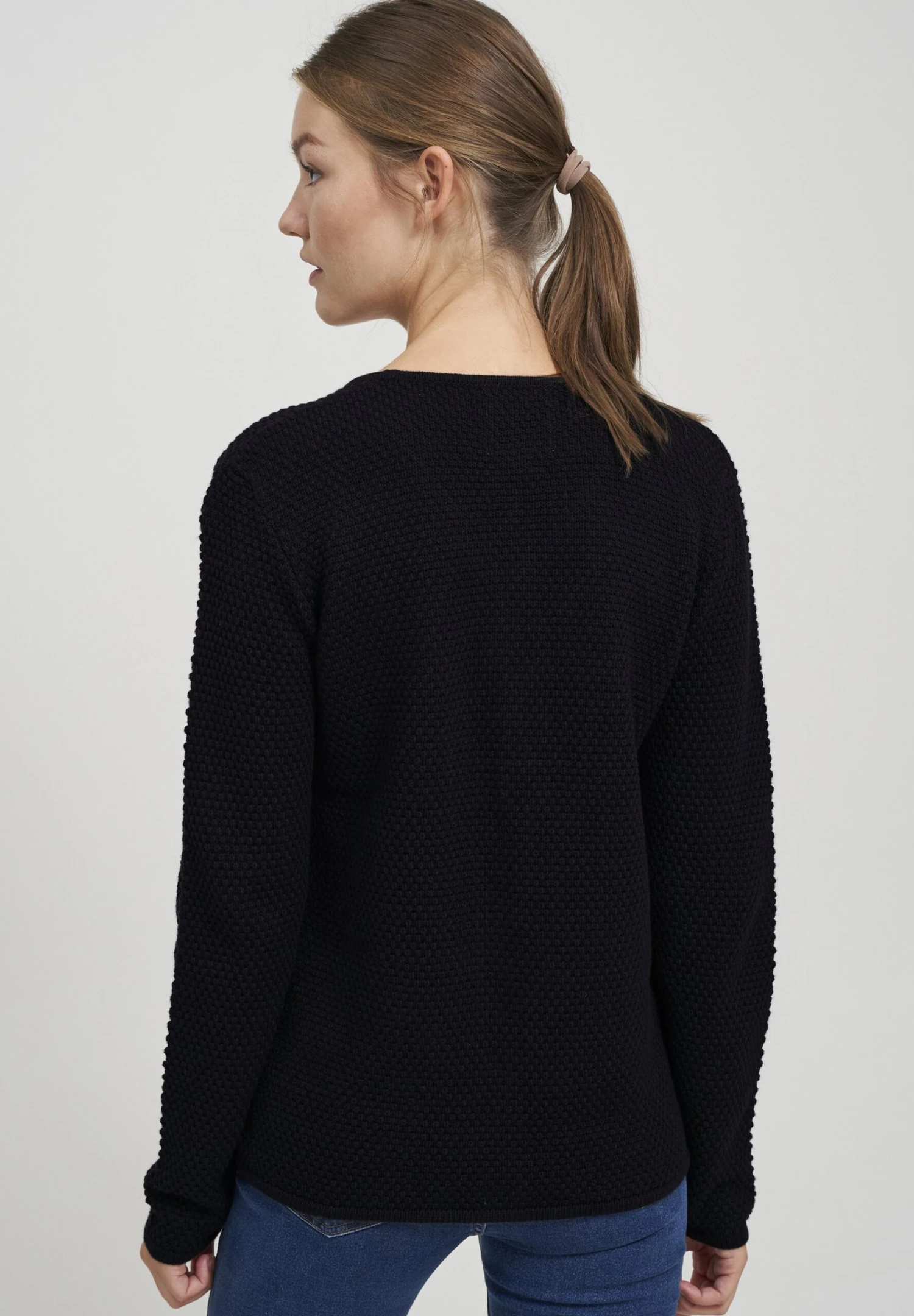 OXMO OXHelga - Cardigan - Black 3 OXMO OXHelga - Cardigan - Black - Image 3