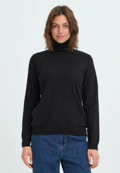 OXMO BMMNORA ROLLNECK - Jumper - Black