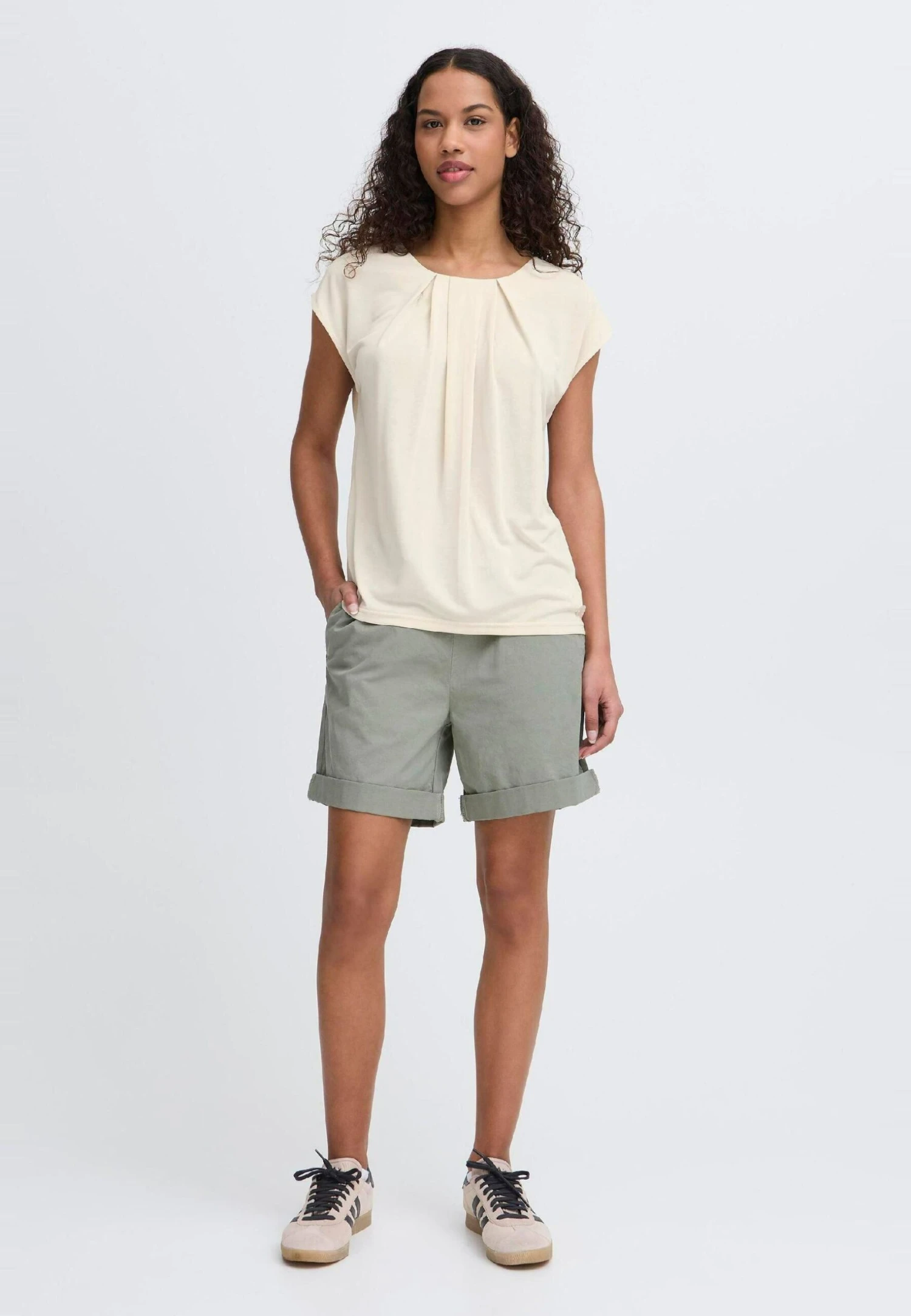 OXMO OXBJALLA - Blouse - Birch 2 OXMO OXBJALLA - Blouse - Birch - Image 2