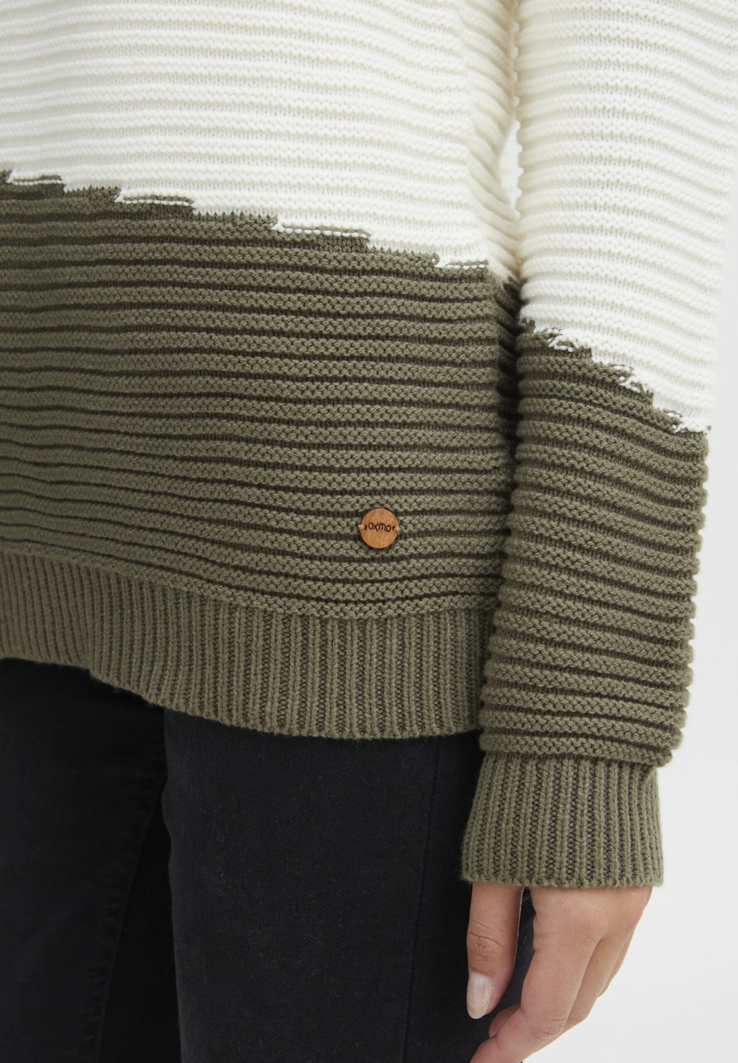 OXMO OXOLMA - Jumper - Hedge Green 5 OXMO OXOLMA - Jumper - Hedge Green - Image 5