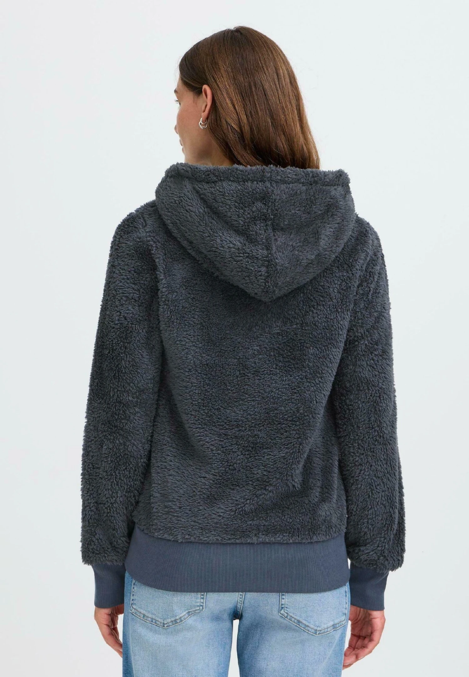 OXMO OXANOUSH FLEECE - Fleece Jumper - Total Eclipse 3 OXMO OXANOUSH FLEECE - Fleece Jumper - Total Eclipse - Image 3