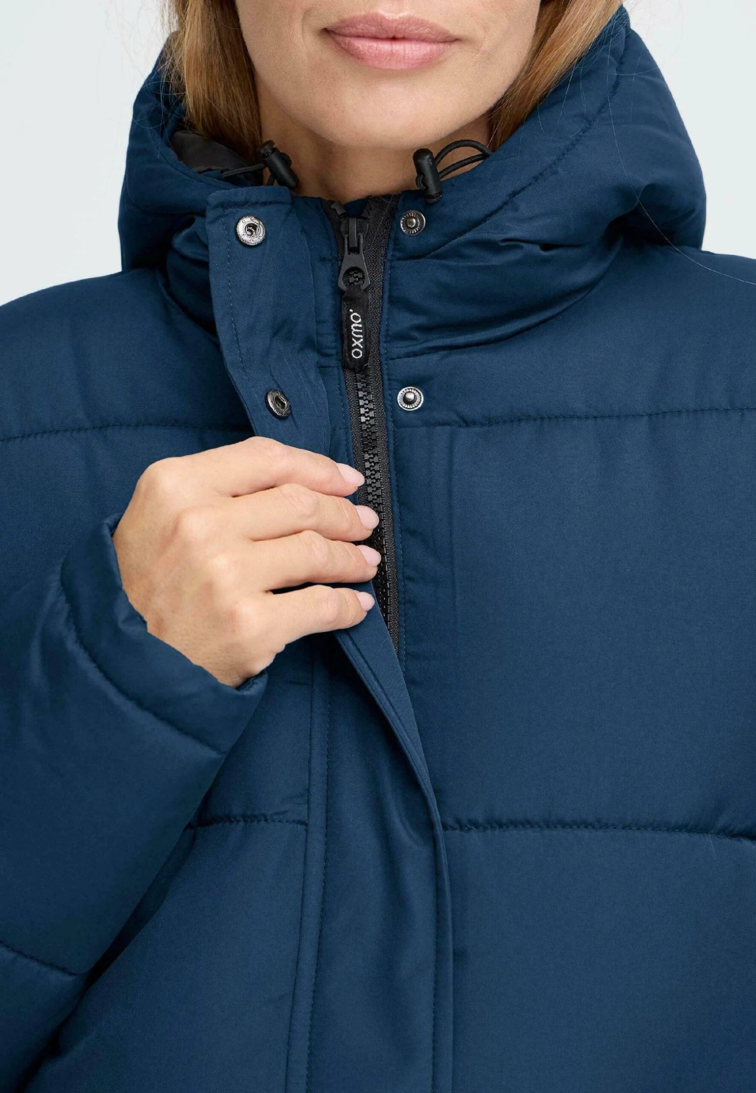 OXMO OX LONG - Winter Coat - Dress Blues 3 OXMO OX LONG - Winter Coat - Dress Blues - Image 3