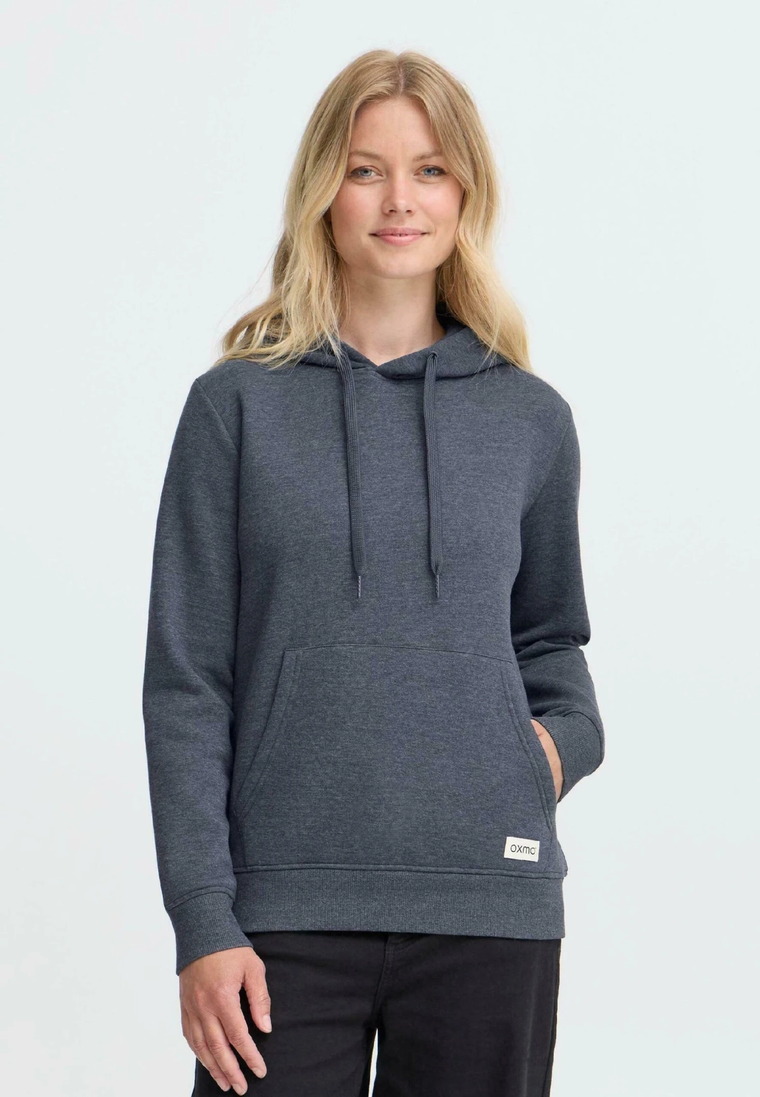 OXMO OXKAREN - Hoodie - Total Eclipse Melange 1 OXMO OXKAREN - Hoodie - Total Eclipse Melange