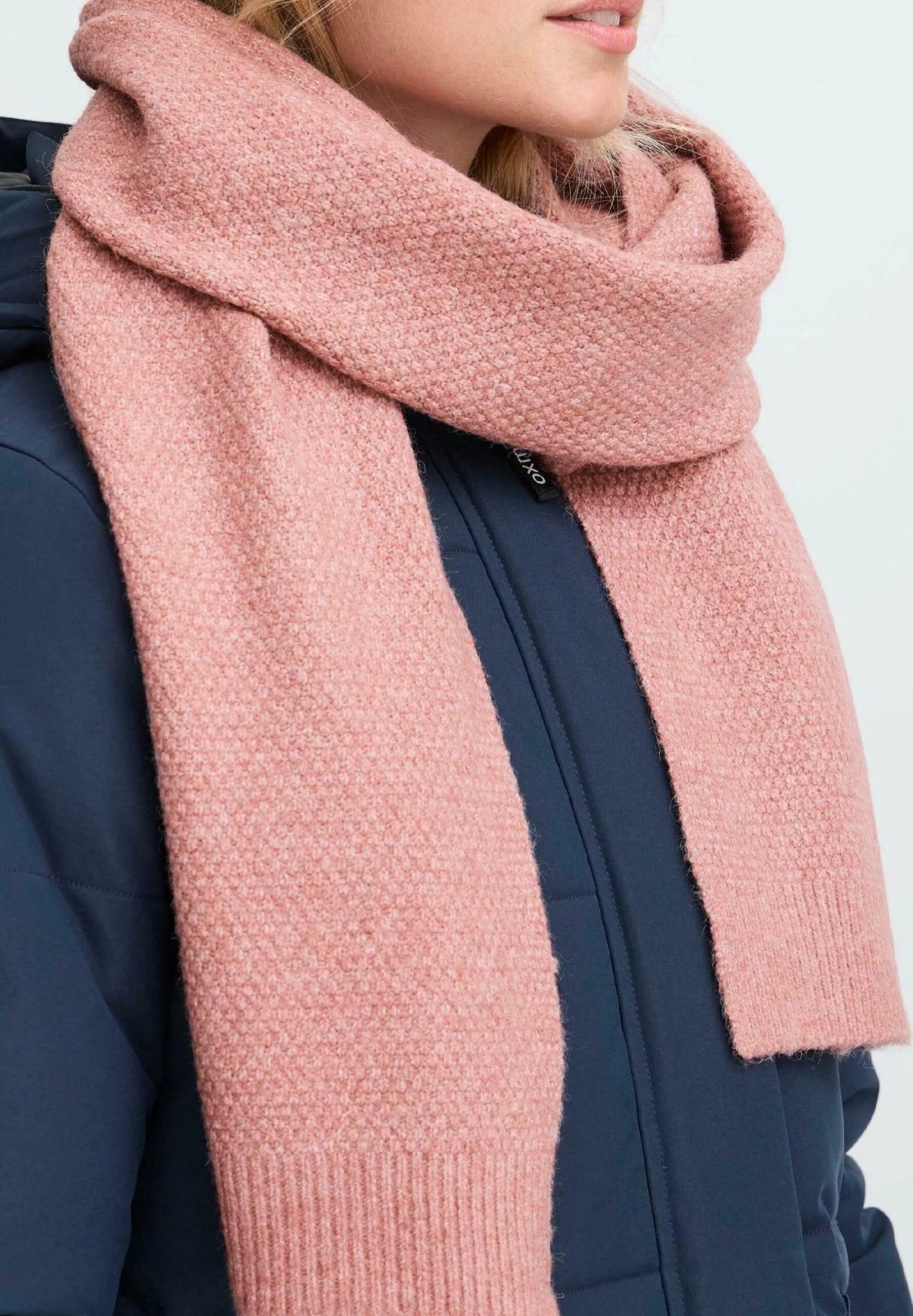 OXMO OXNERA - Scarf - Roan Rouge Melange 2 OXMO OXNERA - Scarf - Roan Rouge Melange - Image 2