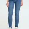 OXMO OXHELLE - Jeans Skinny Fit - Mid Blue Denim