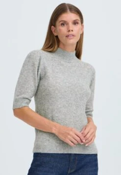 OXMO IHSIF - Basic T-shirt - Grey Melange