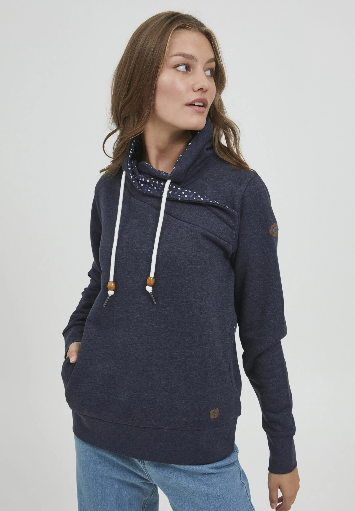 OXMO OXUDINE - Sweatshirt - Total Eclipse Melange 1 OXMO OXUDINE - Sweatshirt - Total Eclipse Melange