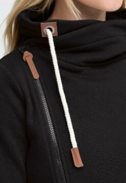 OXMO OXMILLE TUBEZIP - Zip-up Sweatshirt - Black -OXMO Store ae70df92969141568034d31880ca43ef