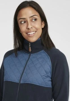 OXMO OXMalin - Fleece Jacket - Insignia Blue -OXMO Store ae7541588aa841769730124f5d6192b0