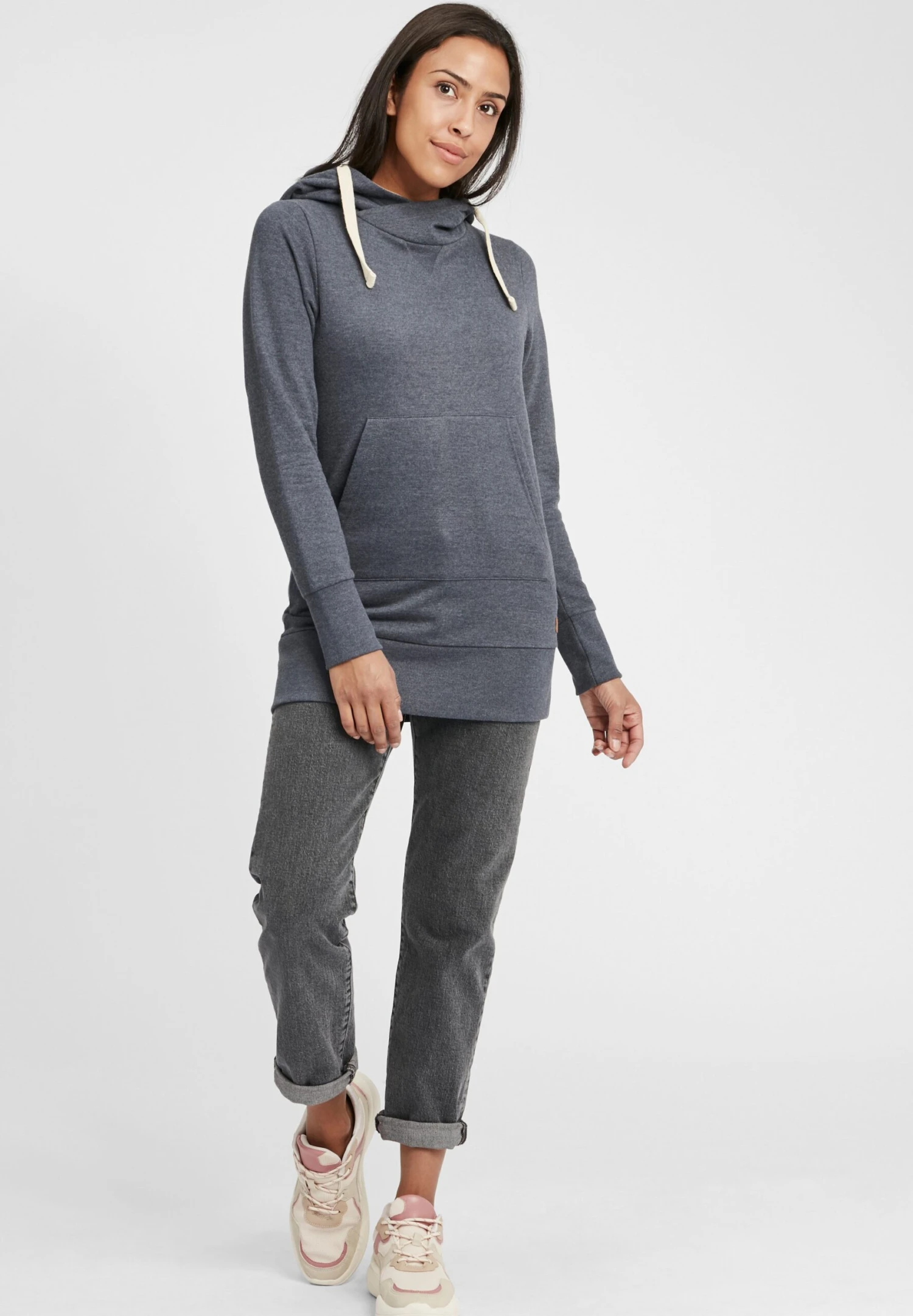 OXMO OXJenny - Hoodie - Navy 2 OXMO OXJenny - Hoodie - Navy - Image 2