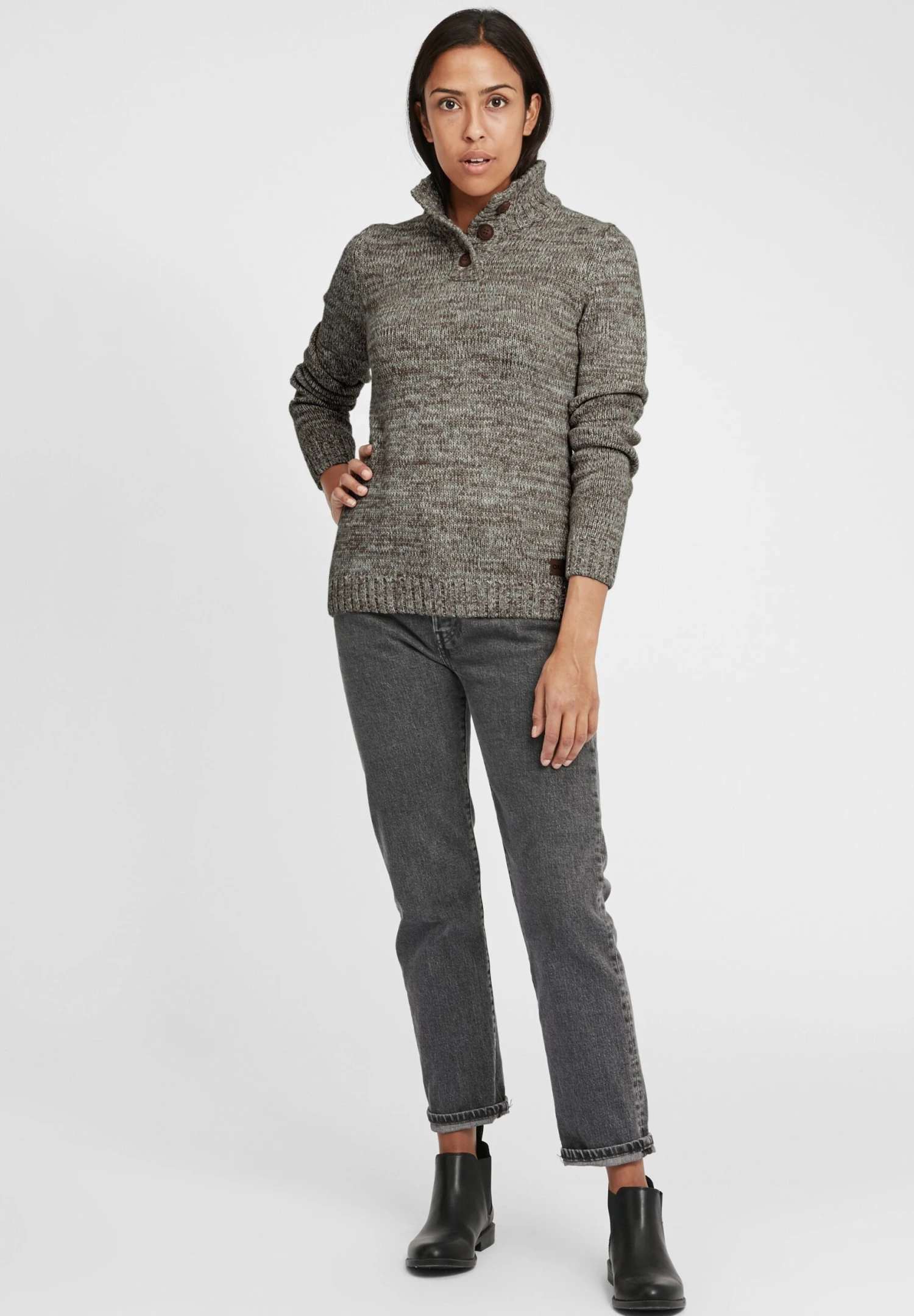 OXMO OXPhiklicita - Jumper - Dark Grey 2 OXMO OXPhiklicita - Jumper - Dark Grey - Image 2