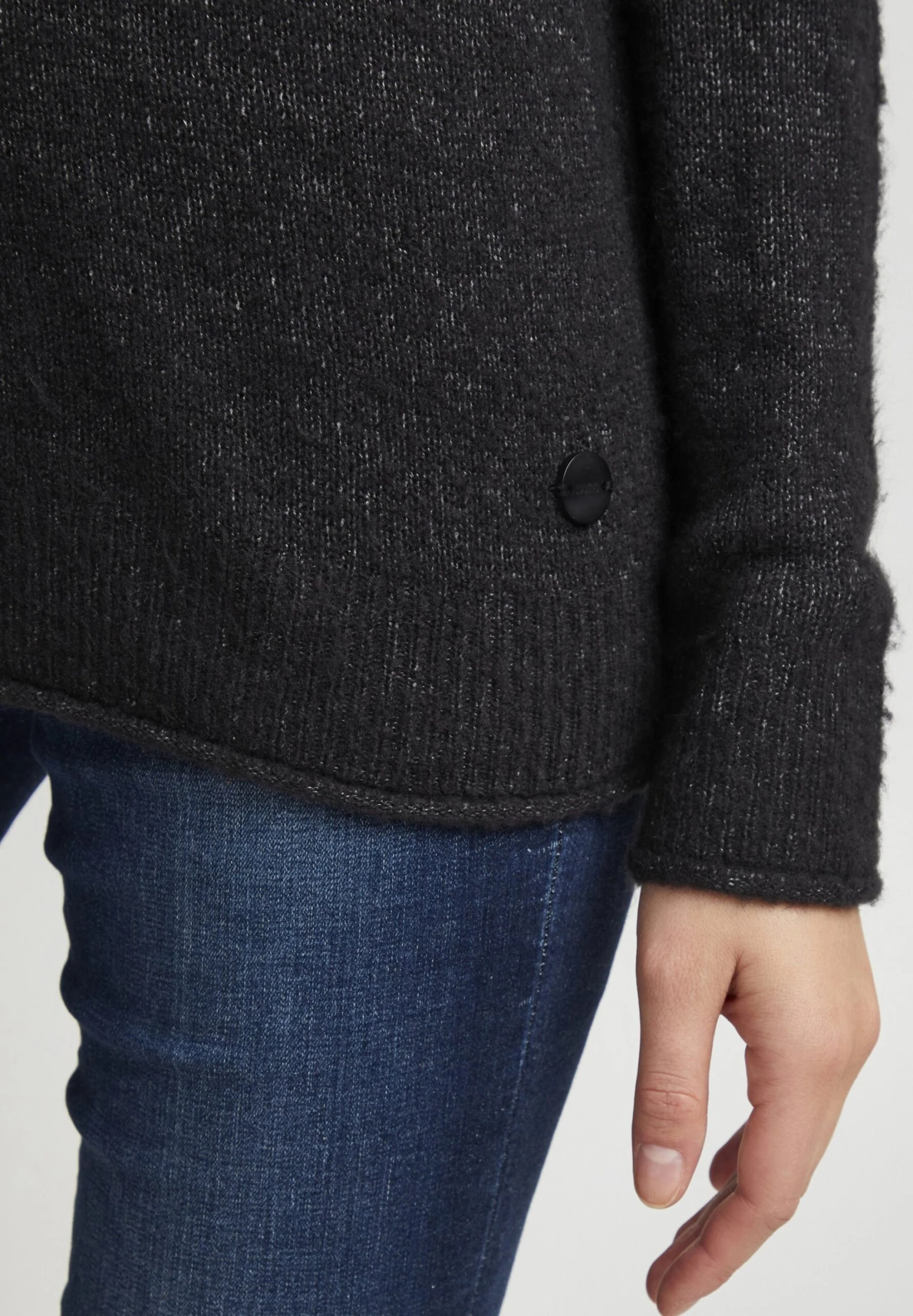 OXMO OXILVA - Jumper - Dark Grey Melange 5 OXMO OXILVA - Jumper - Dark Grey Melange - Image 5