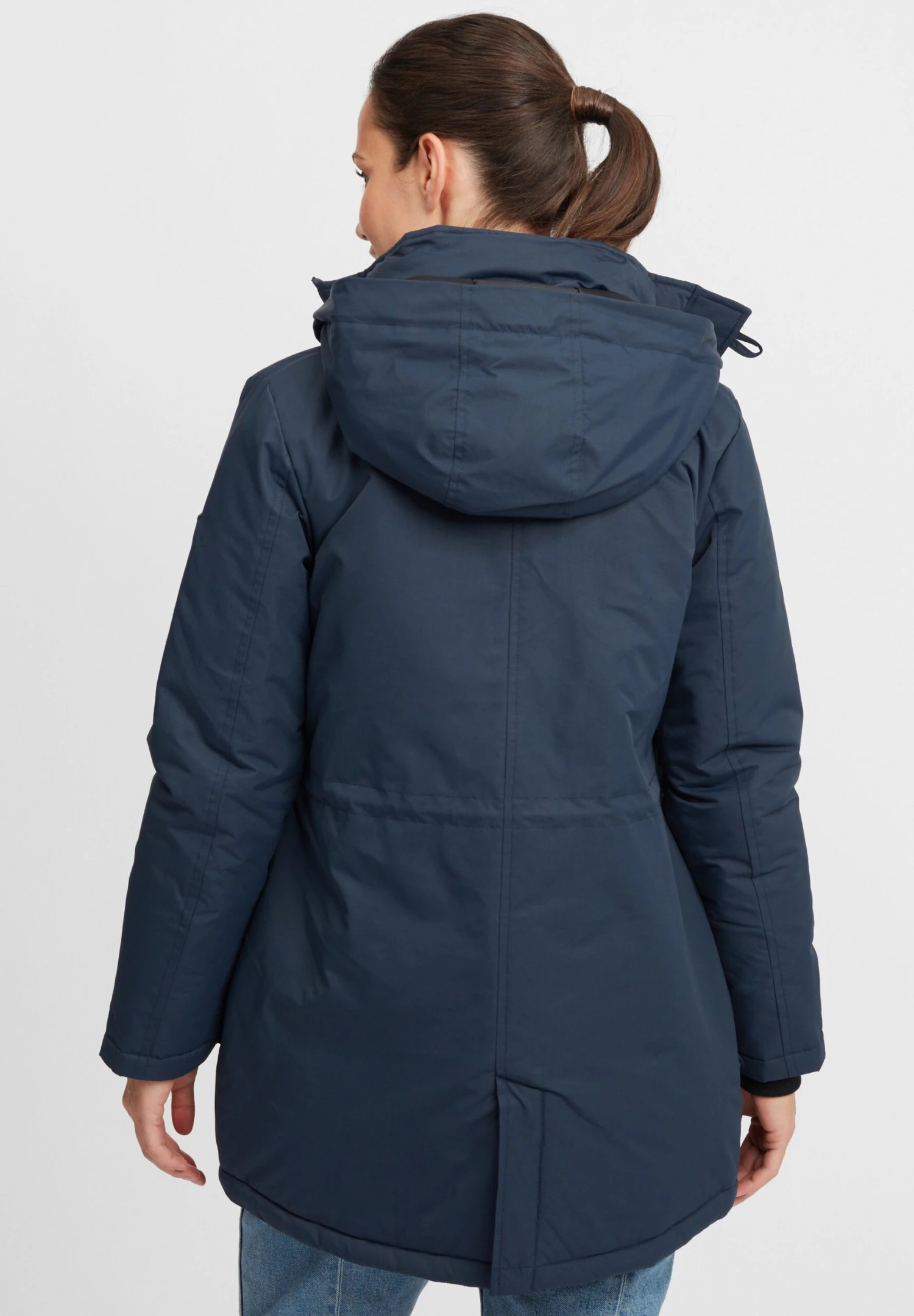 OXMO OXActa - Winter Coat - Insignia Blue 3 OXMO OXActa - Winter Coat - Insignia Blue - Image 3
