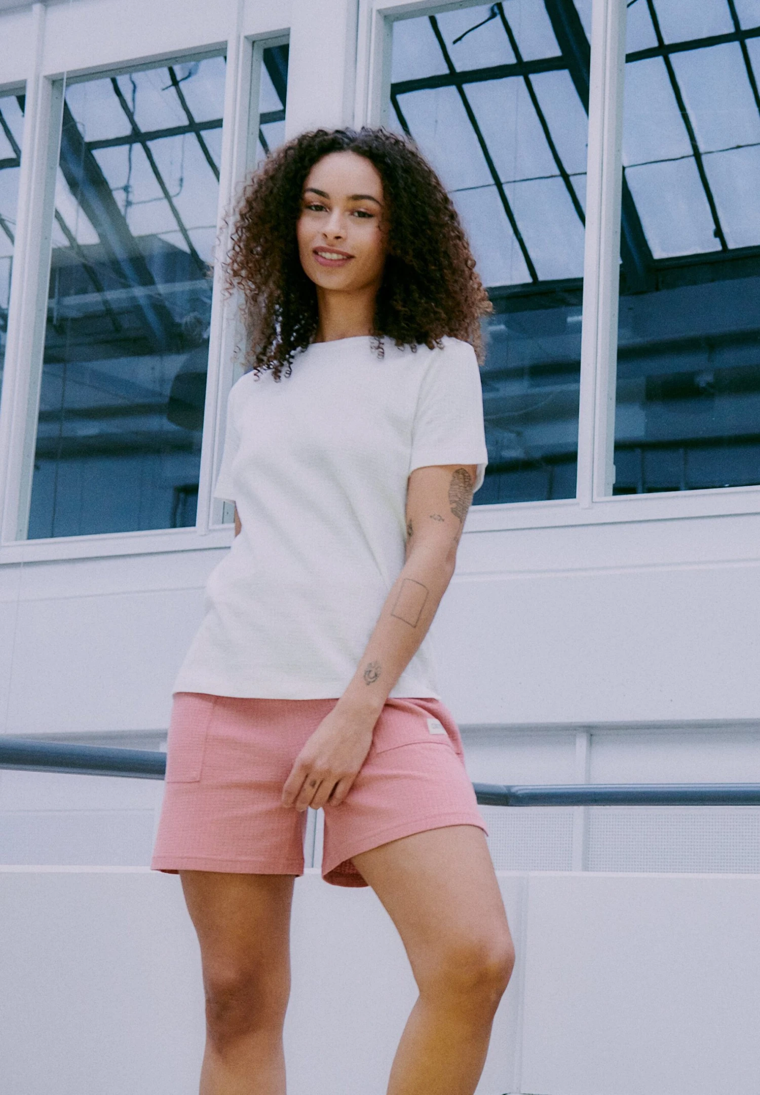 OXMO OXPIM - Basic T-shirt - Off White 3 OXMO OXPIM - Basic T-shirt - Off White - Image 3