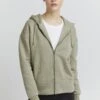 OXMO OXHOLUNDER - Zip-up Sweatshirt - Seagrass