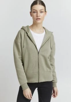 OXMO OXHOLUNDER - Zip-up Sweatshirt - Seagrass