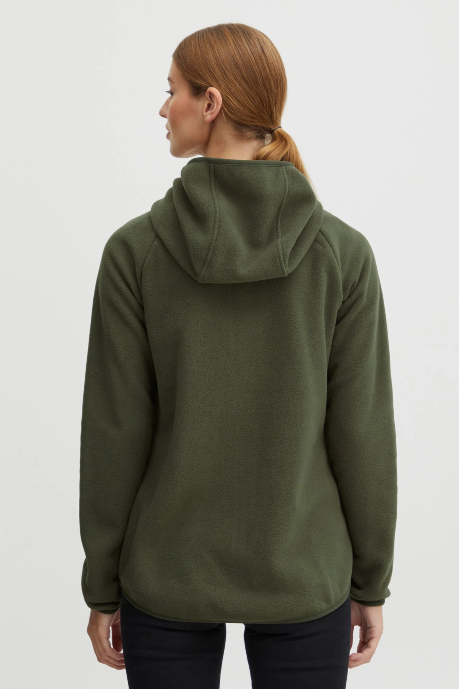 OXMO OXFinja - Fleece Jacket - Ivy Green 3 OXMO OXFinja - Fleece Jacket - Ivy Green - Image 3