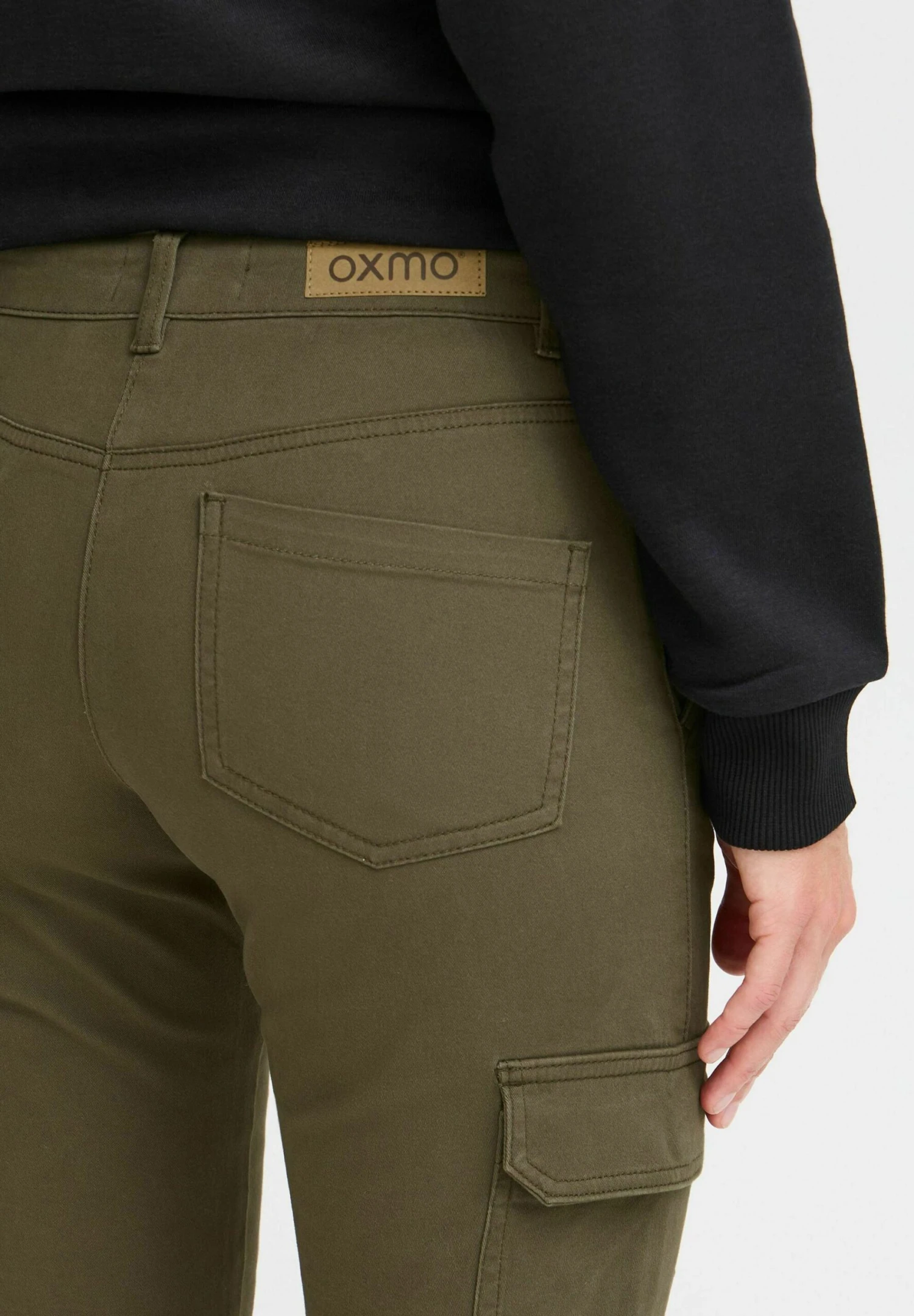 OXMO OXPALER SLIM FIT - Cargo Trousers - Grape Leaf 5 OXMO OXPALER SLIM FIT - Cargo Trousers - Grape Leaf - Image 5