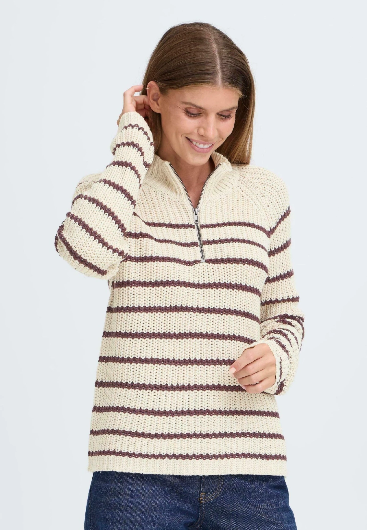 OXMO FRKANNA - Jumper - Fudge Mix 1 OXMO FRKANNA - Jumper - Fudge Mix