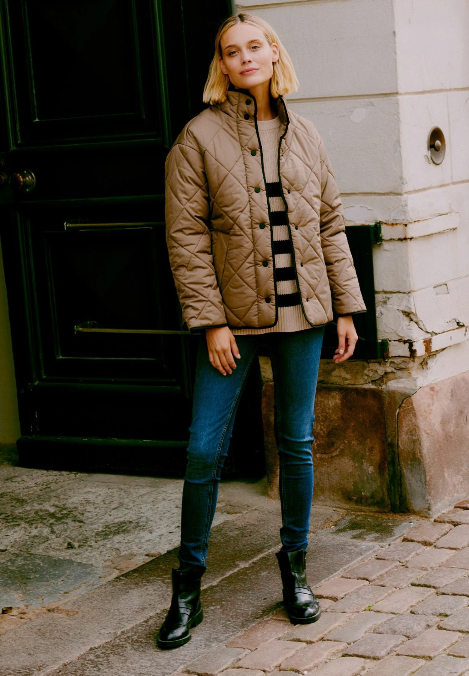 OXMO OXHELLE - Jeans Skinny Fit - Dark Blue Denim 2 OXMO OXHELLE - Jeans Skinny Fit - Dark Blue Denim - Image 2