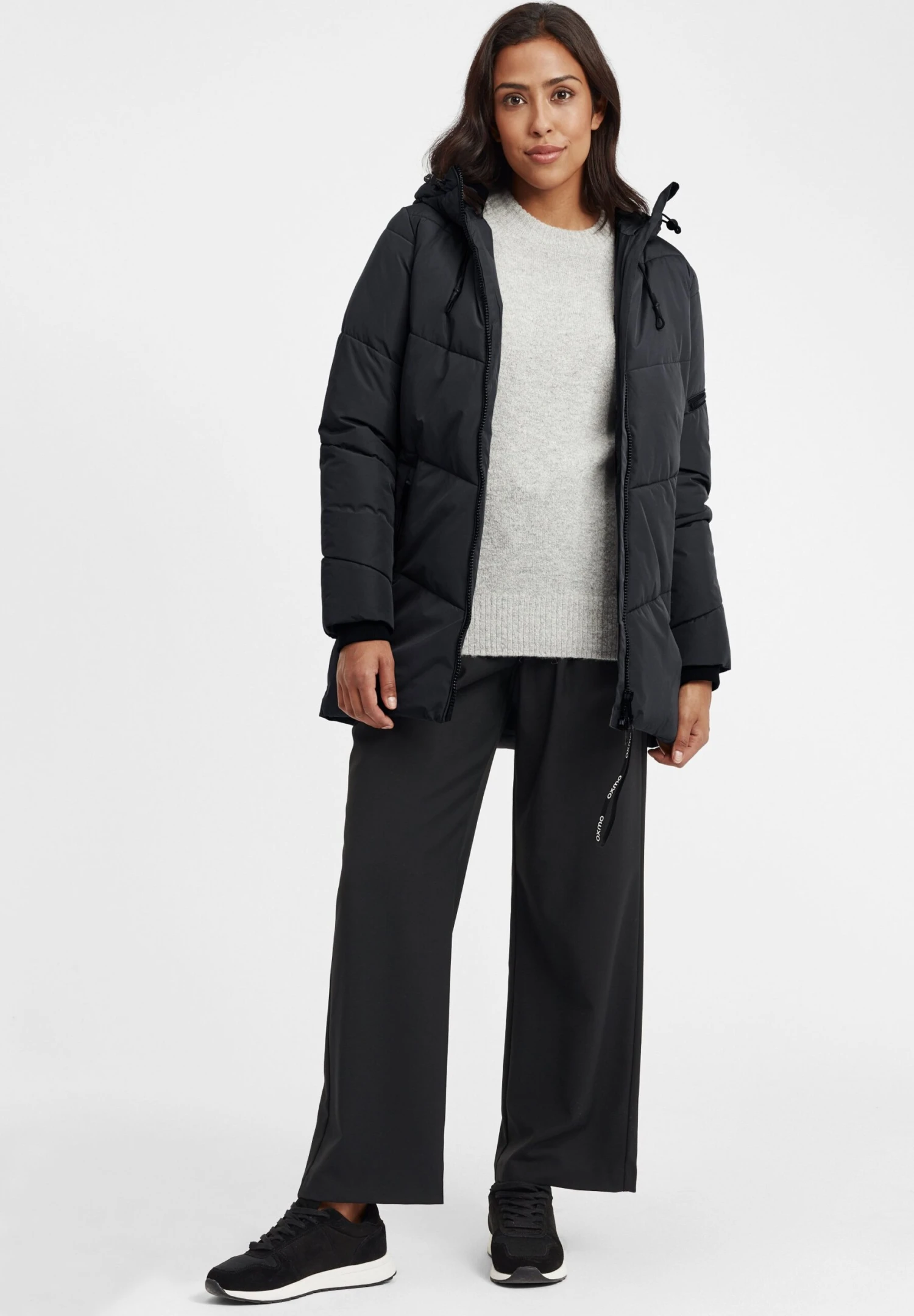 OXMO OXJunchen - Winter Coat - Black 2 OXMO OXJunchen - Winter Coat - Black - Image 2