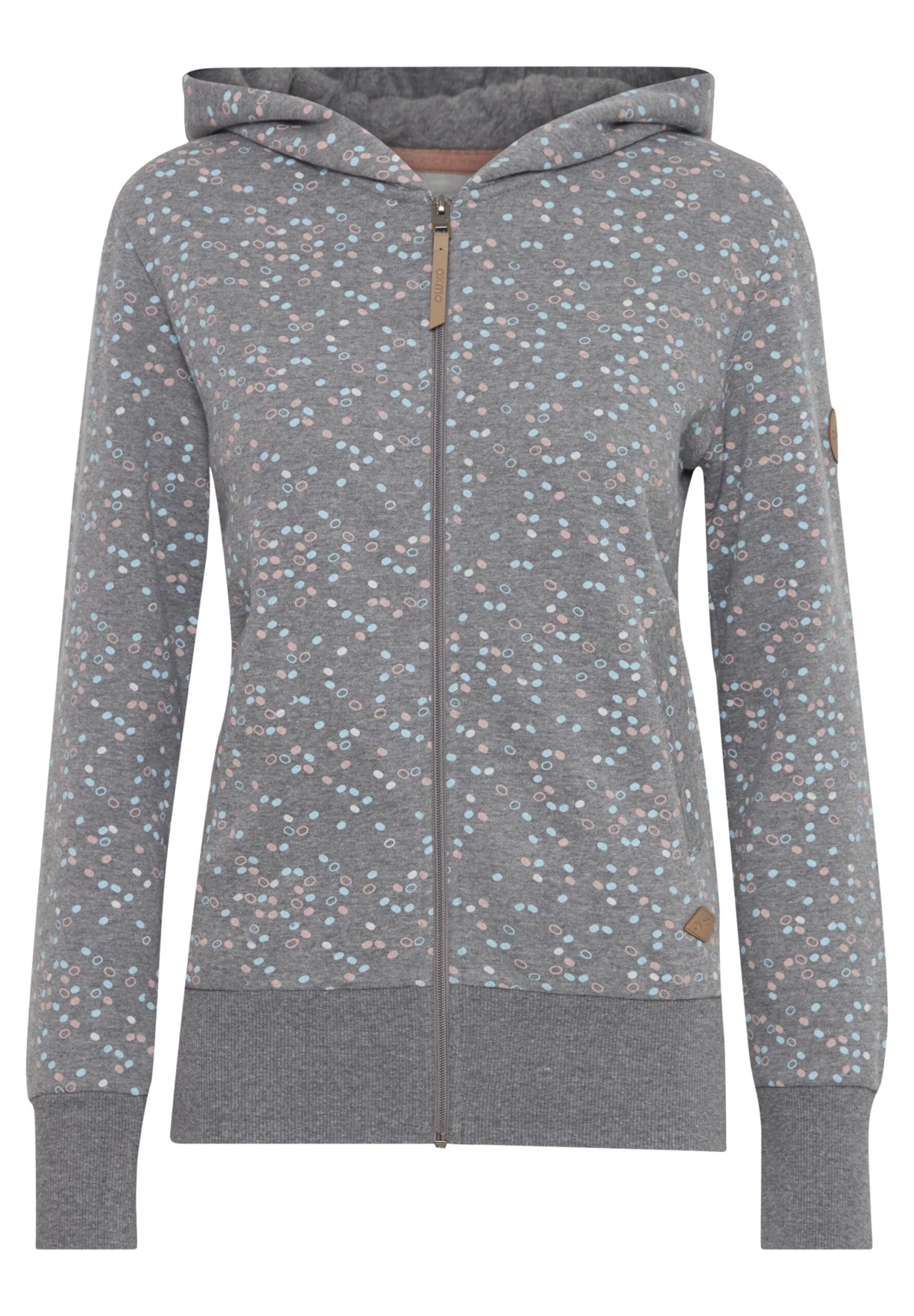 OXMO OXBeatrice - Zip-up Sweatshirt - Oyster 7 OXMO OXBeatrice - Zip-up Sweatshirt - Oyster - Image 7