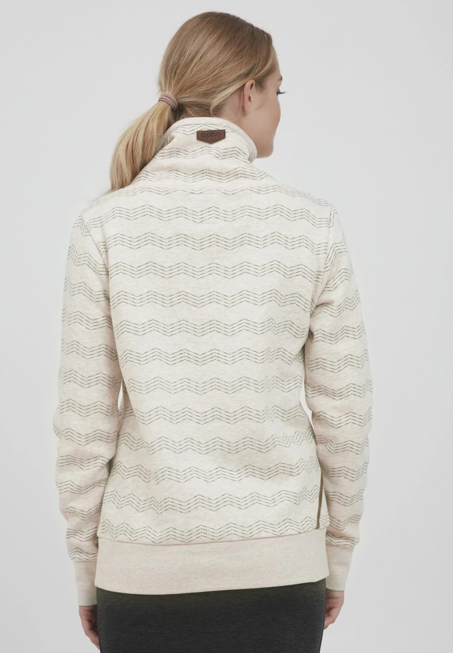 OXMO OXVERNITA - Sweatshirt - Oyster Grey Melange 3 OXMO OXVERNITA - Sweatshirt - Oyster Grey Melange - Image 3