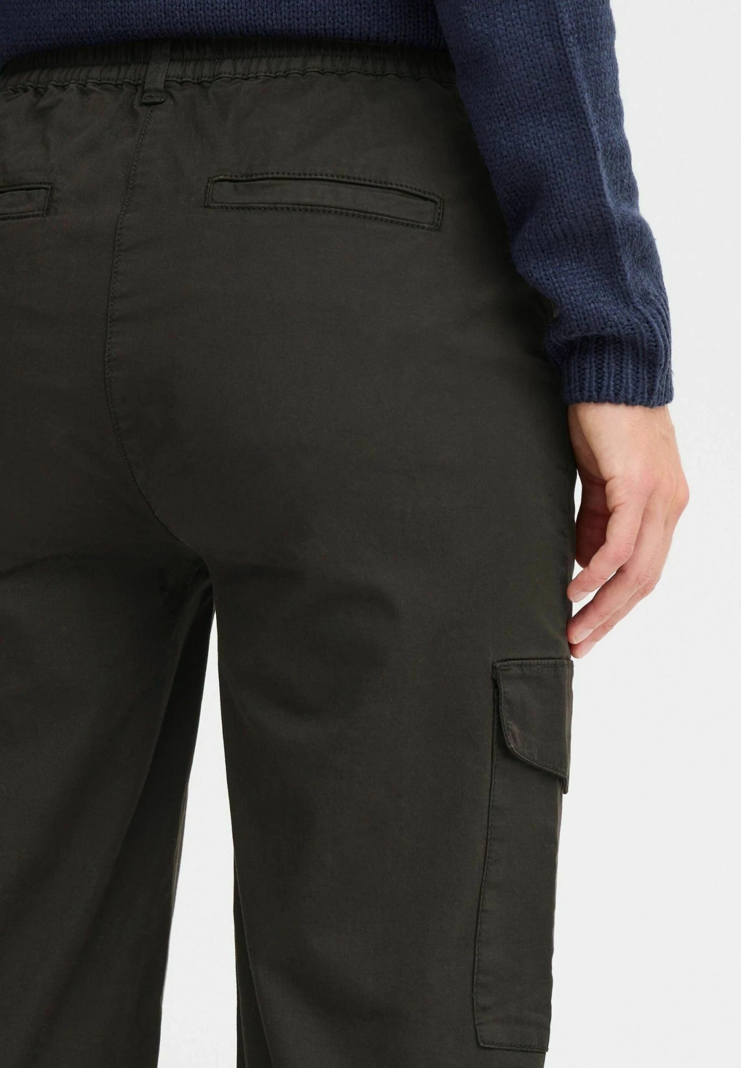 OXMO OXLOCO REGULAR FIT - Cargo Trousers - Black 5 OXMO OXLOCO REGULAR FIT - Cargo Trousers - Black - Image 5