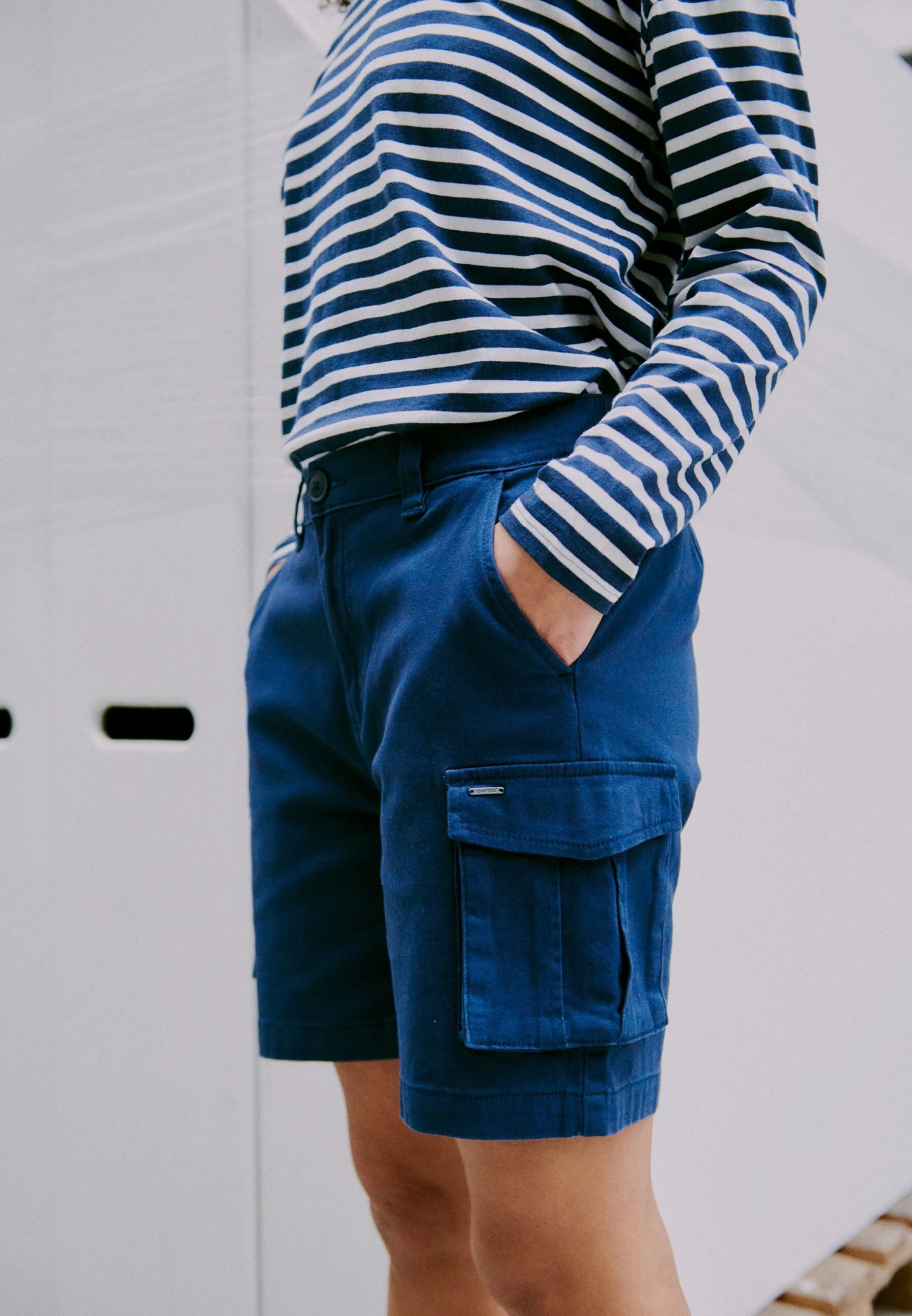 OXMO OXKVINNE REGULAR FIT - Shorts - Dress Blues 7 OXMO OXKVINNE REGULAR FIT - Shorts - Dress Blues - Image 7