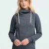 OXMO OXMILLE TUBEZIP - Zip-up Sweatshirt - Total Eclipse Melange