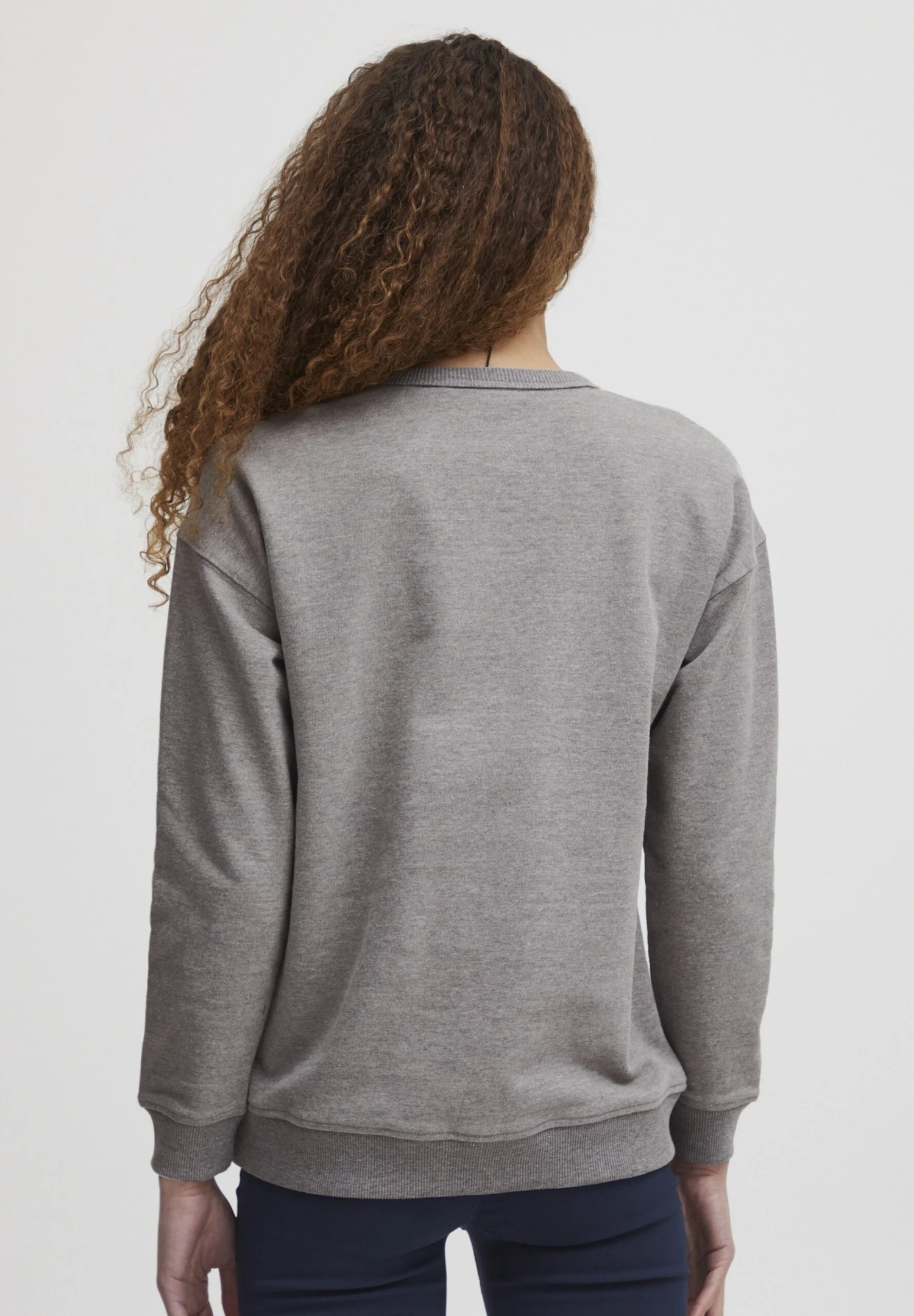 OXMO OXCOLEEN - Sweatshirt - Medium Grey Melange 3 OXMO OXCOLEEN - Sweatshirt - Medium Grey Melange - Image 3