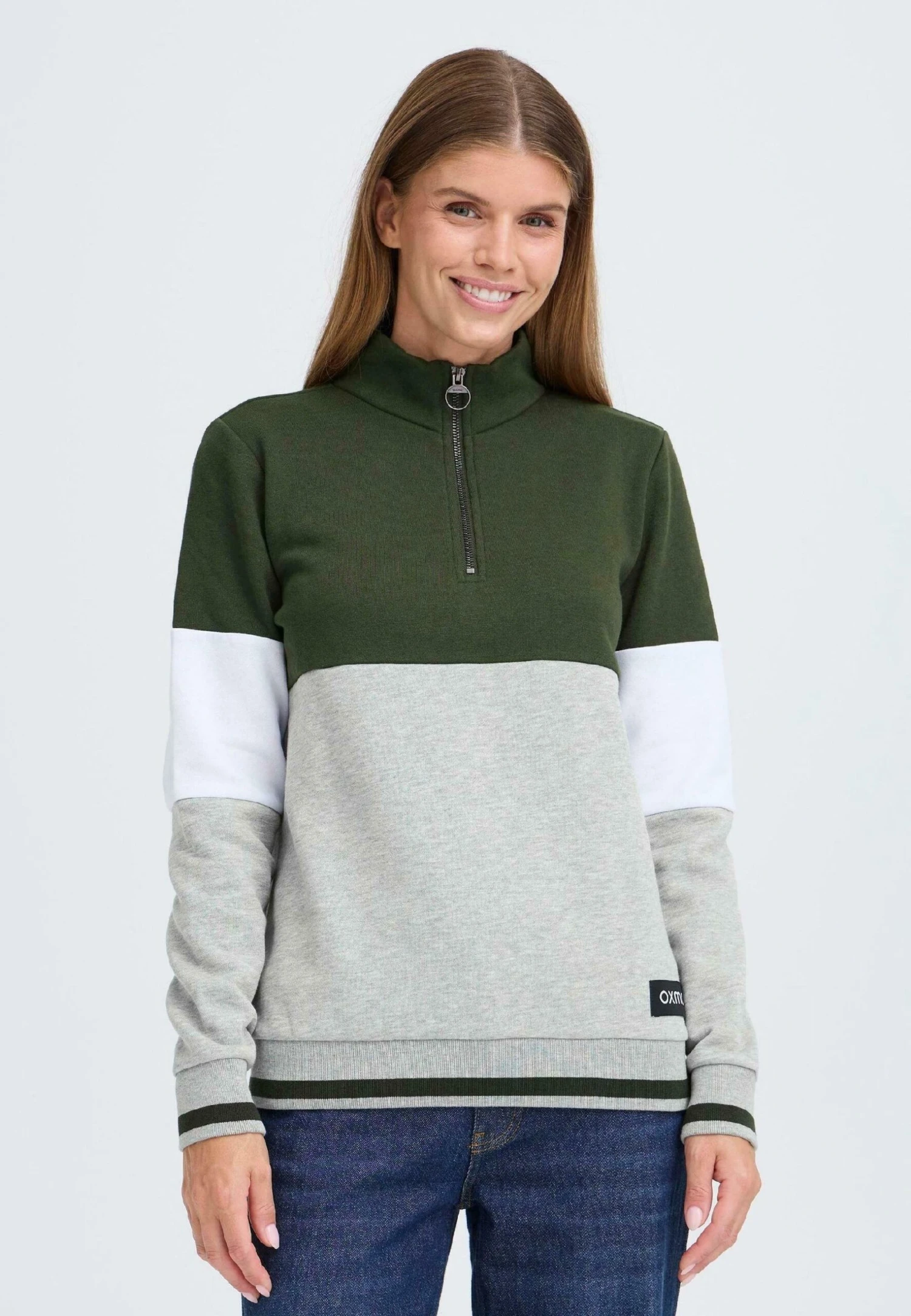 OXMO OXOMAREN - Sweatshirt - Climbing Ivy 1 OXMO OXOMAREN - Sweatshirt - Climbing Ivy