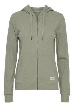 OXMO OXLOVA - Zip-up Sweatshirt - Light Grey Melange -OXMO Store b4f8cf9d57f64ca3a5a7d2d3c5b9ad39 3