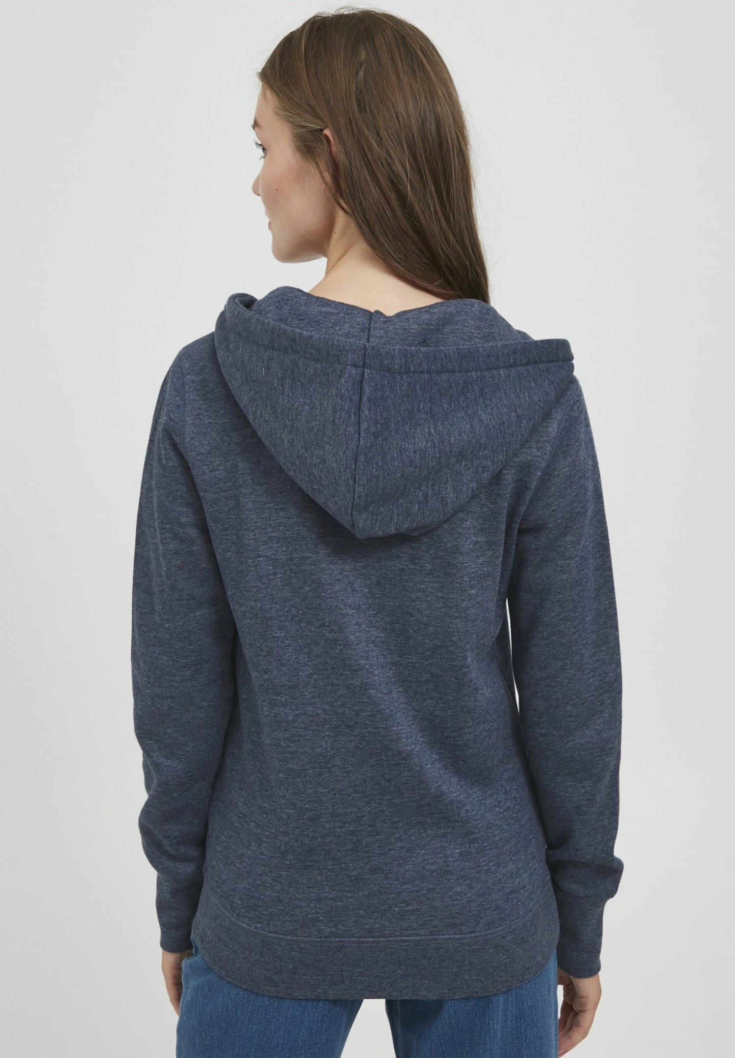 OXMO OXOLINDA - Zip-up Sweatshirt - Ins Blue M 3 OXMO OXOLINDA - Zip-up Sweatshirt - Ins Blue M - Image 3