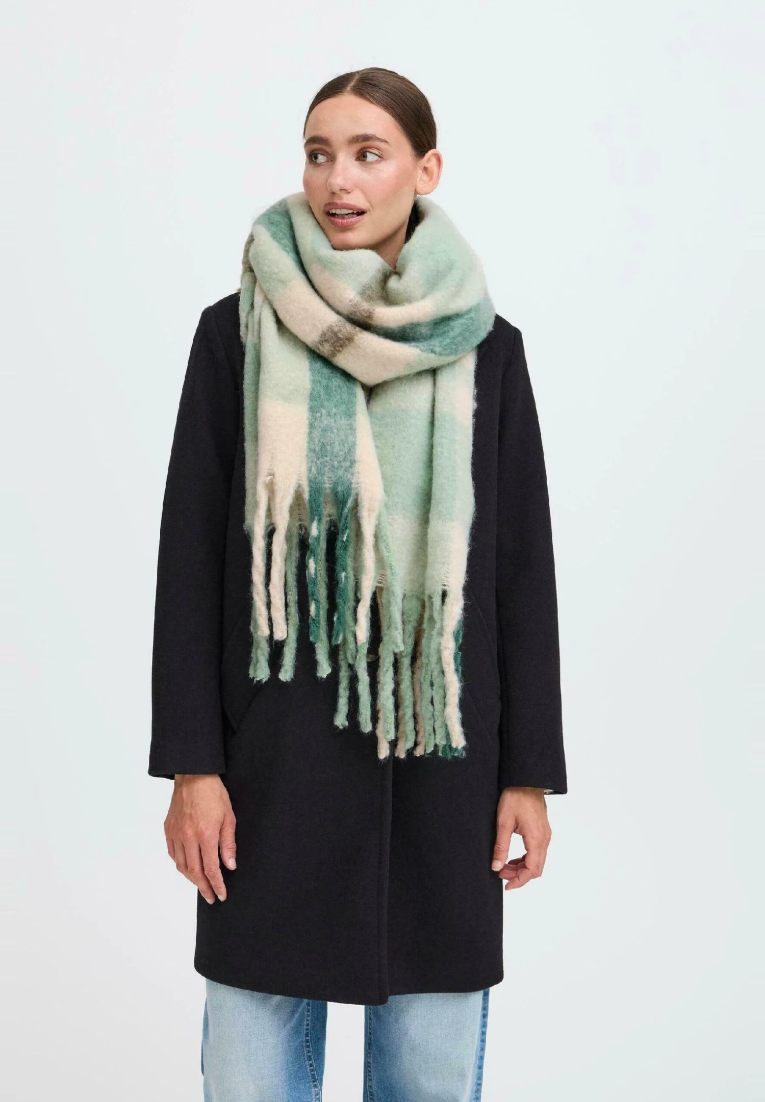 OXMO OXVIVISCARF - Scarf - Cadmium Green Mix 5 OXMO OXVIVISCARF - Scarf - Cadmium Green Mix - Image 5