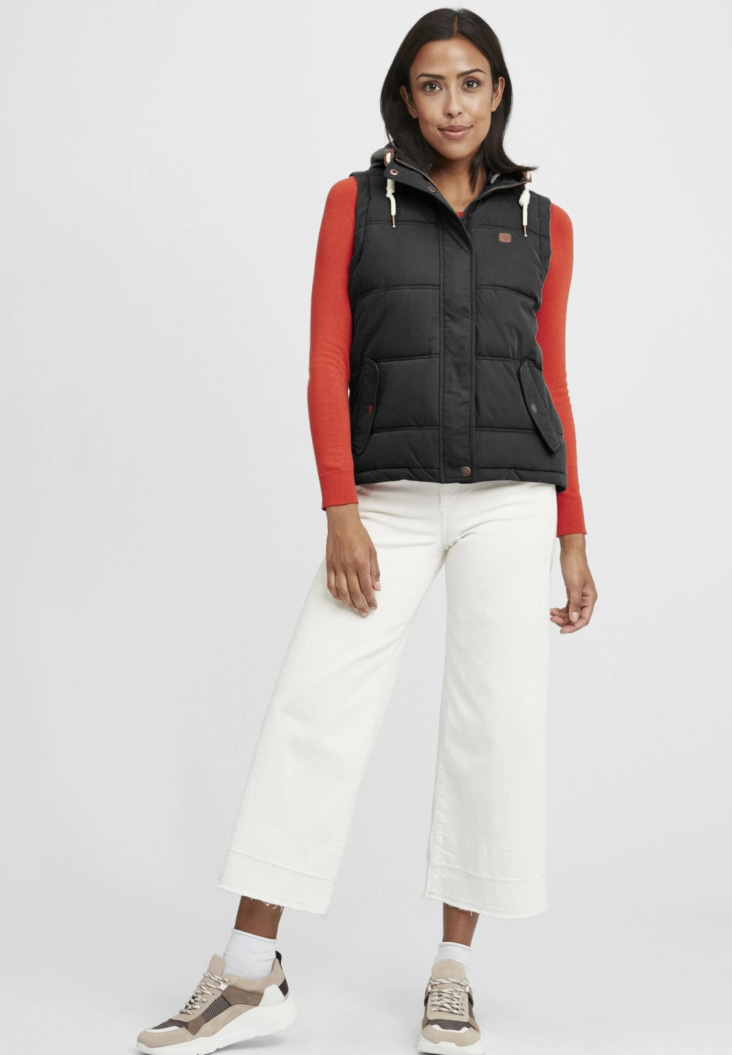 OXMO OXLEWONDA - Waistcoat - Black 2 OXMO OXLEWONDA - Waistcoat - Black - Image 2