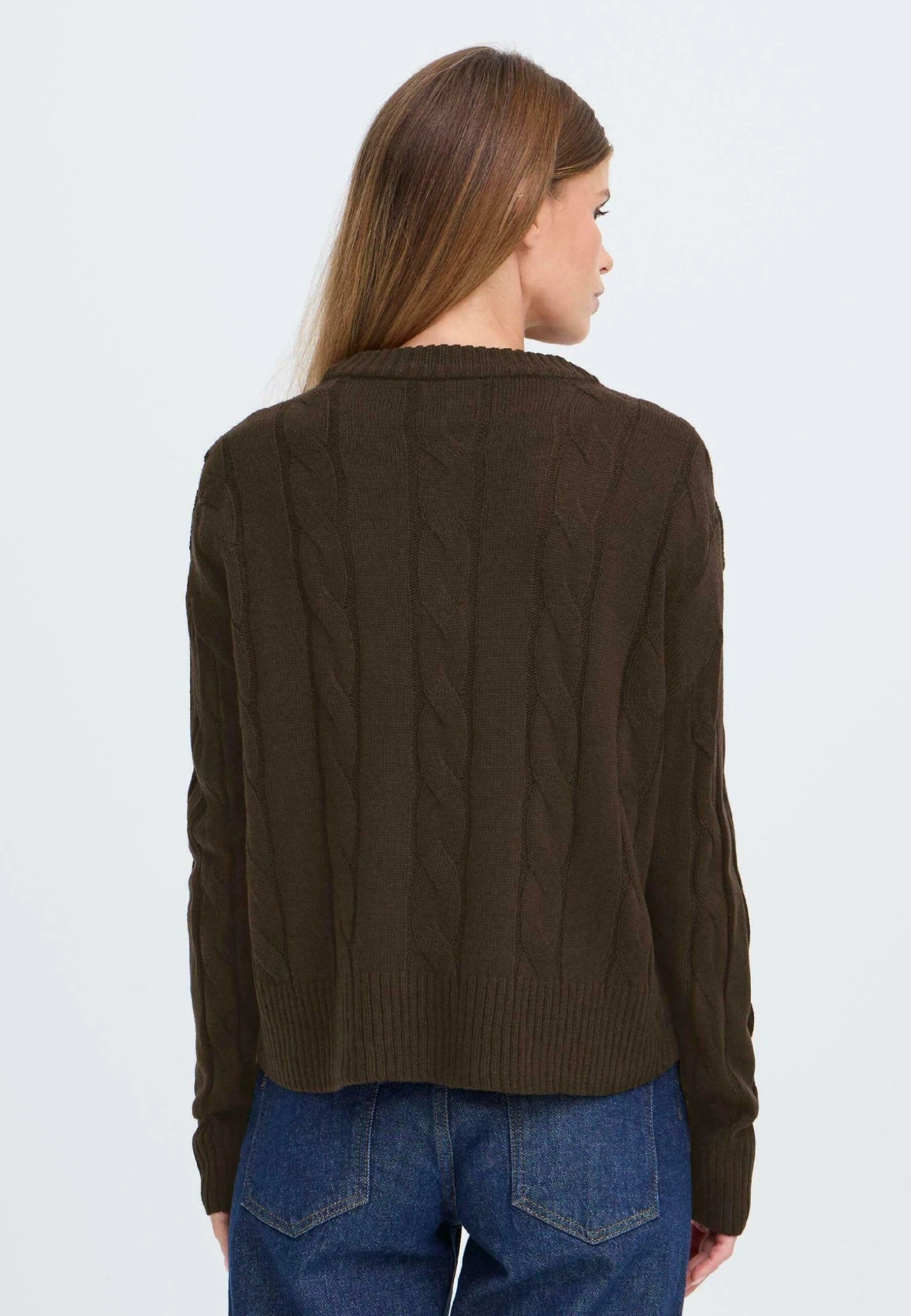 OXMO FRKIMNI - Jumper - Chocolate Torte 3 OXMO FRKIMNI - Jumper - Chocolate Torte - Image 3