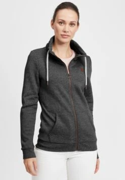 OXMO OXVICKY - Zip-up Sweatshirt - Dar Grey M